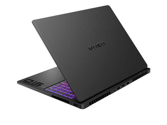 25C1 OMEN MAX 16 Gaming Laptop PC Shadow Black nonFPR RGB per key BD1 D1 Core Set RearLeft