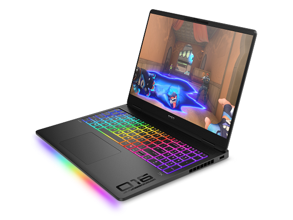 25C1 OMEN MAX 16 Gaming Laptop PC Shadow Black NT nonFPR RGB per key B2 BD1 D1 Valorant Screen Core Set FrontLeft