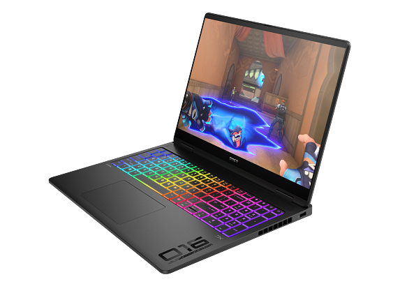 25C1 OMEN MAX 16 Gaming Laptop PC Shadow Black NT nonFPR RGB per key BD1 D1 Valorant Screen Core Set FrontLeft