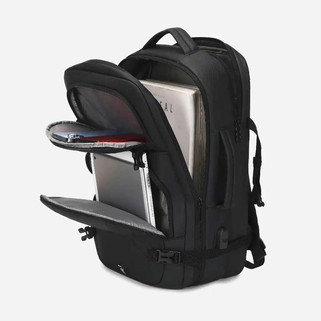  Rahala- RAL2023- Grey Traveler backpack a spacious laptop backpack 