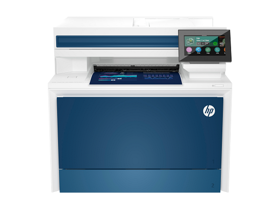 HP Color LaserJet Pro MFP 4303fdw Exosphere, front facing with output
