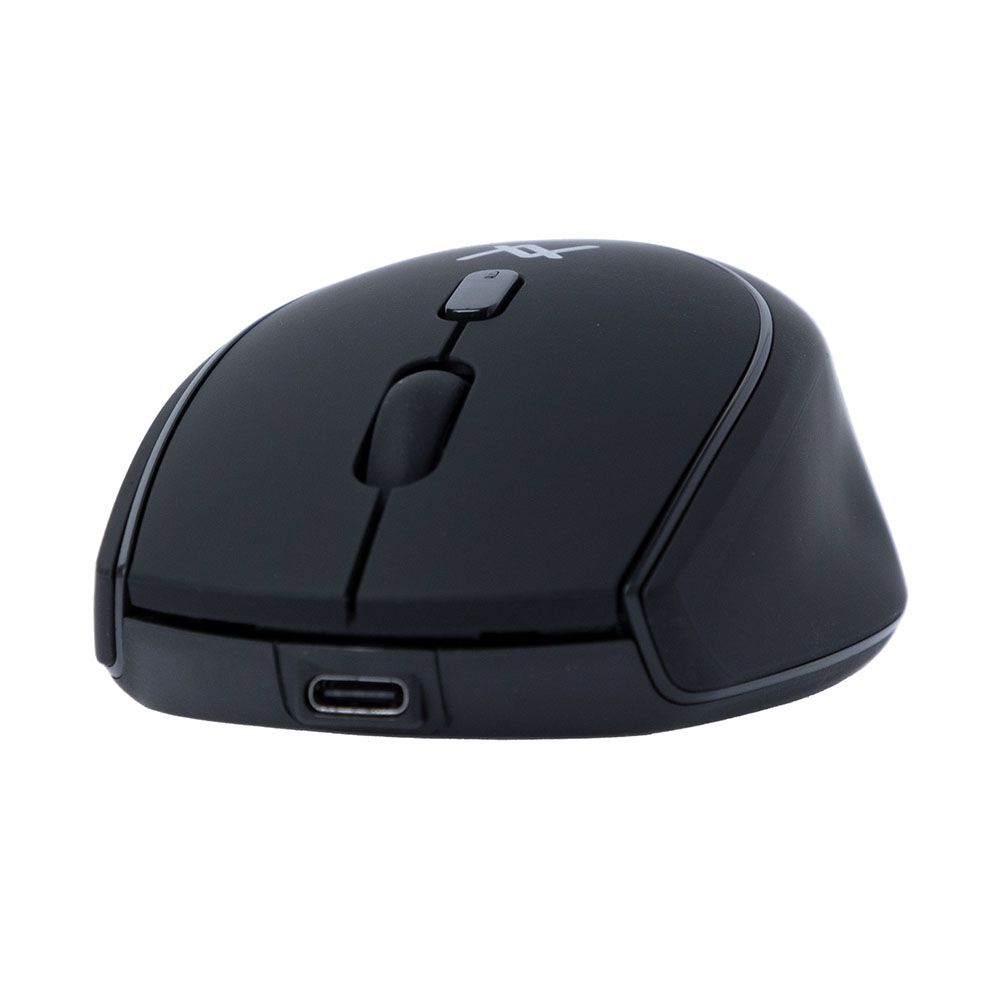 L'AVVENTO (MO313) Bluetooth Mouse 3.0 With Rechargeable Battery Inside - Black