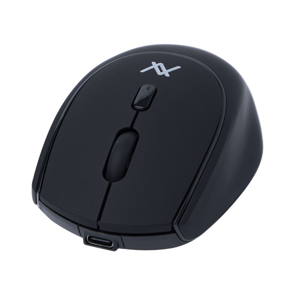 L'AVVENTO (MO313) Bluetooth Mouse 3.0 With Rechargeable Battery Inside - Black