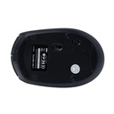 L'AVVENTO (MO313) Bluetooth Mouse 3.0 With Rechargeable Battery Inside - Black