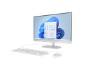 23C1-INTEL OPP HP 24 inch All-in-One Desktop PC 24 ShellWhite T NT HAS CheddarGouda Win11 CoreSet FrontLeft WhiteBG