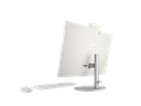 23C1-INTEL OPP HP 24 inch All-in-One Desktop PC 24 ShellWhite T NT HAS CaptainCrunchWireless CoreSet RearLeft CamUp WhiteBG