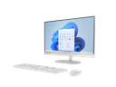 23C1-INTEL OPP HP 24 inch All-in-One Desktop PC 24 ShellWhite T NT HAS CaptainCrunchWireless Win11 CoreSet FrontLeft WhiteBG