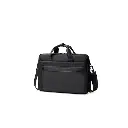 Golden Wolf Laptop Shoulder Bag, 15.6 inch, Water Resistant, Black