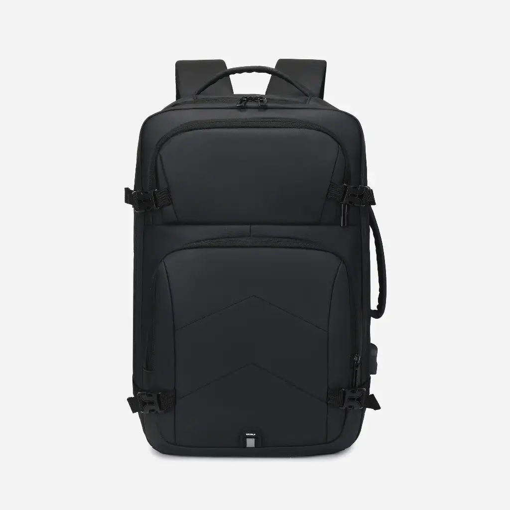 RAHALA RAL2023 Grey Traveler Laptop Backpack – Spacious Travel and Business Bag with Padded Laptop Compartment and Multiple Pockets