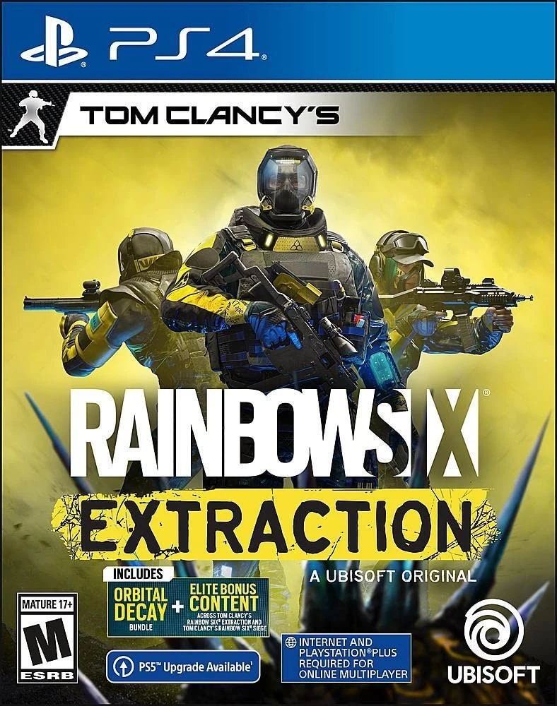 Tom Clancy’s Rainbow Six Extraction – PS4 Game (3307216144632 / 5030052) – Tactical Co-op FPS by Ubisoft, Online Multiplayer, English Version
