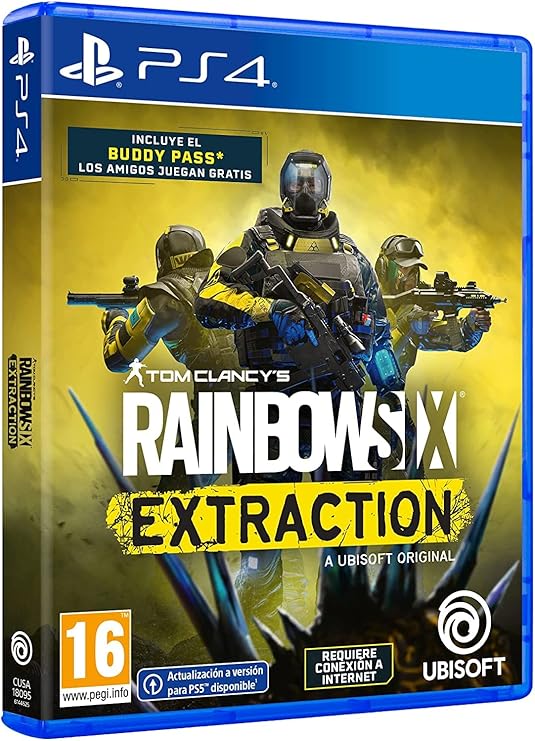 Sony PlayStation 4 Game – Tom Clancy’s Rainbow Six Extraction (5030046) – Tactical Co-op Shooter, Multiplayer Action, and Online Team Missions (EAN: 3307216144724)