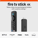 Amazon Fire TV Stick 4K (Newest Model) – Streaming Media Player with AI-Powered Fire TV Search, Wi-Fi 6, 4K HDR Support, and Access to 1.8 Million+ Movies & TV Shows