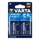 Varta Long Life Power 2D Alkaline Batteries - 1.5 Volt