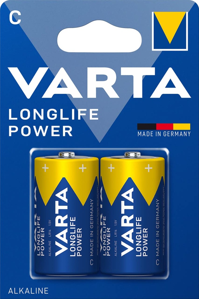 Varta Longlife Power C LR14 Baby 1.5V Alkaline Battery