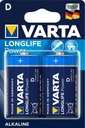 Varta Longlife Power D Alkaline Batteries – 1.5V High-Performance Energy for Flashlights, Radios & Toys