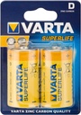 Varta SuperLife D Size 1.5V Zinc-Carbon Battery – Long-Lasting Heavy-Duty Power for Radios, Flashlights & Clocks