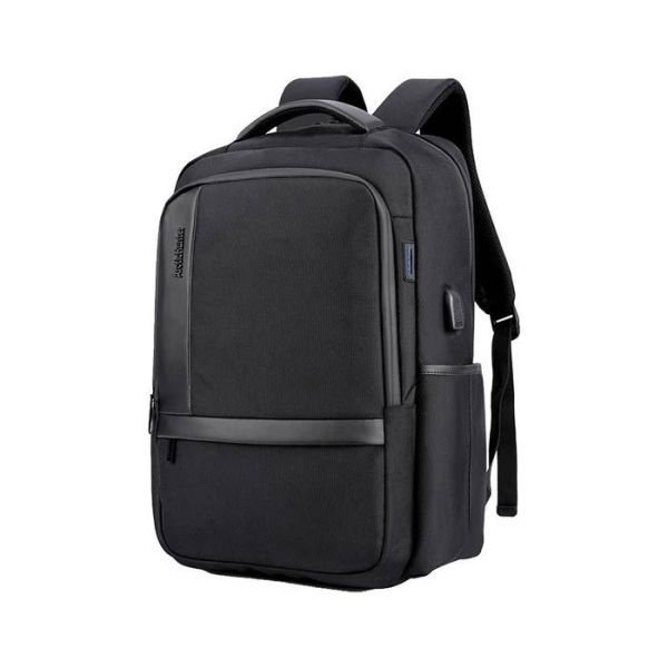 Arctic Hunter B00120C 15.6-Inch Laptop Backpack – Large Capacity Business & Casual Bag with Multi-Pockets and USB Charging Port – Black
