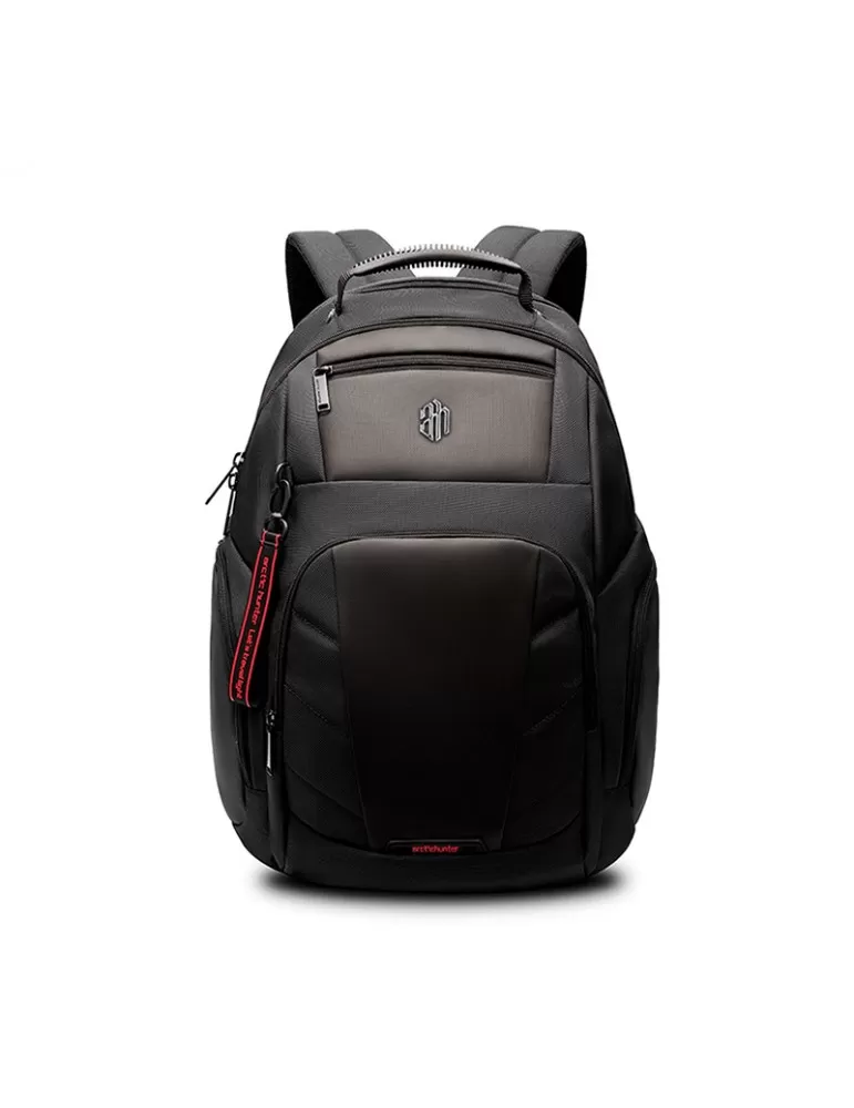 Arctic Hunter B00341 Waterproof Laptop Backpack – 15.6" Travel and Business Bag with USB Charging Port, Anti-Theft Design, and Multiple Compartments – Black