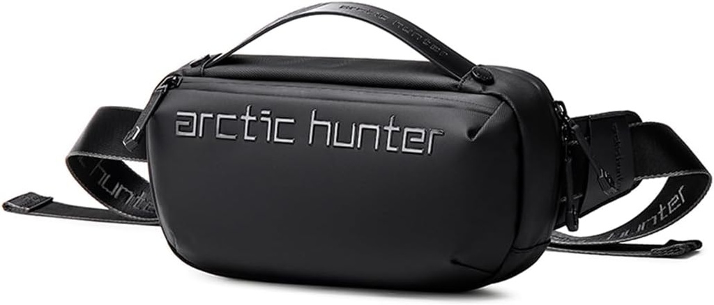 Arctic Hunter Y00020 Fashion Crossbody Shoulder Bag – Waterproof Travel Pouch with Adjustable Strap and Multiple Compartments – Black