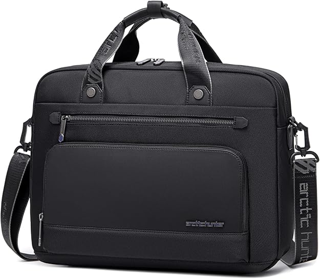 Arctic Hunter GW00017 Laptop Crossbody Bag – Waterproof Shoulder Messenger Bag with USB Charging Port, Anti-Theft Design, and Multiple Pockets – Blue