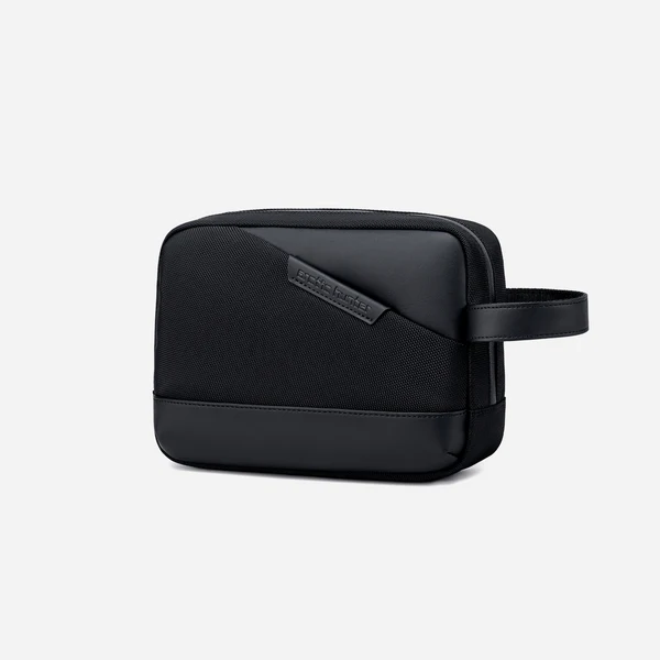 Arctic Hunter K00691 Men’s Hand Bag – Premium Leather-Look Office & Travel Shoulder Bag with Multi-Pockets – Black