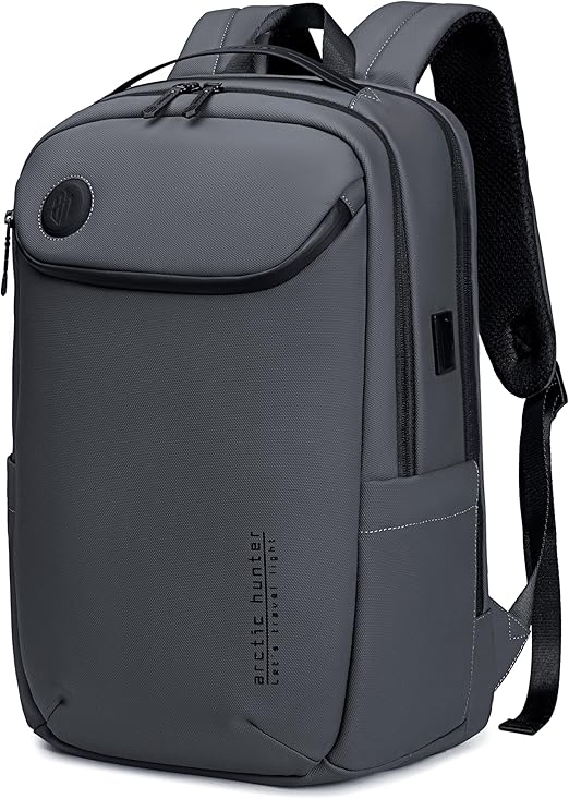 Arctic Hunter 15.6-inch Laptop Backpack Water Resistant Polyester Daypack with Built In USB/Headphone Port Computer Bag for Men Women, B00555