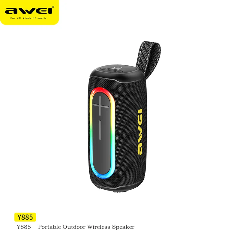 Awei Bt Spk LED Flash  TF Card AUX-Y885.