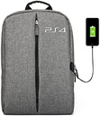 BAG BACK PS4 Gray-5030123 Gaming Backpack – PlayStation Inspired Laptop & Travel Backpack with USB Charging Design