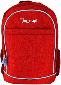 BAG BACK PS4 Red-5030122 Gaming Backpack – PlayStation Inspired School & Travel Backpack for Laptop, Gaming Accessories & Everyday Use