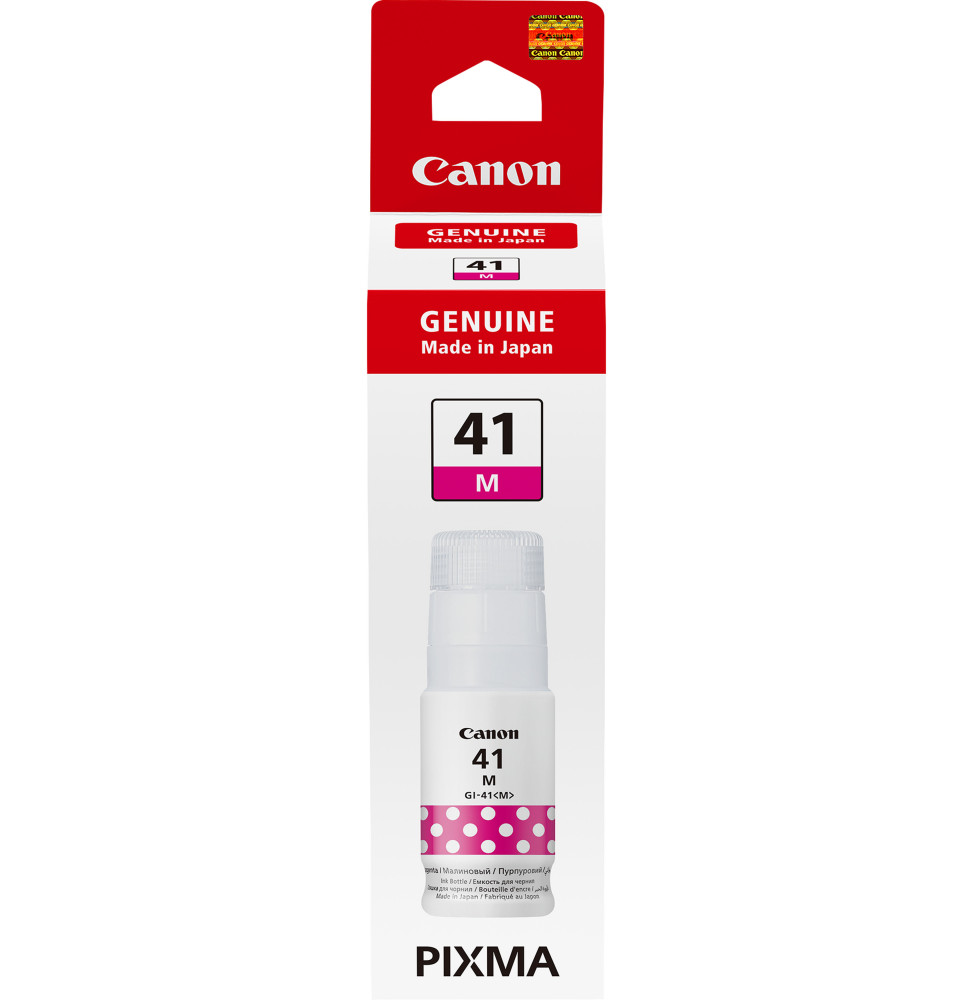 Canon Cartridge GI-41 M Magenta – Genuine Canon Ink Bottle for MegaTank Printers