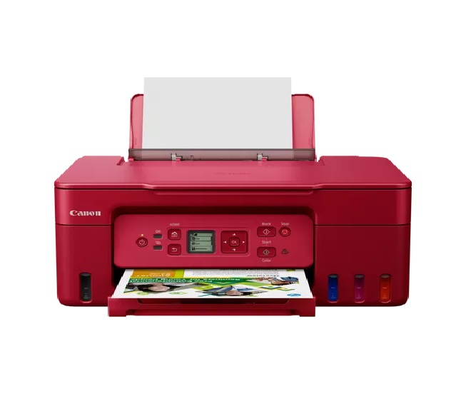 Canon PIXMA G3470 InkTank Multifunction Printer Red