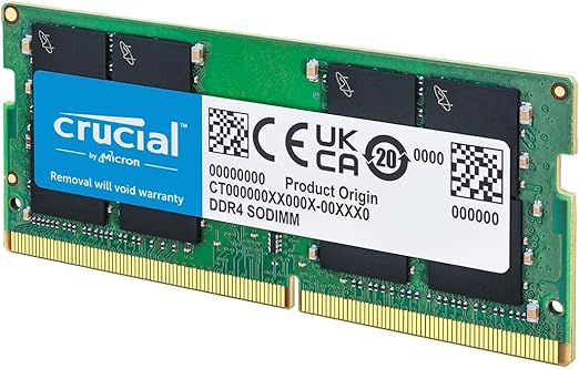 Crucial 32GB DDR4 3200 MHz SO-DIMM Memory Module - CT32G4SFD832A