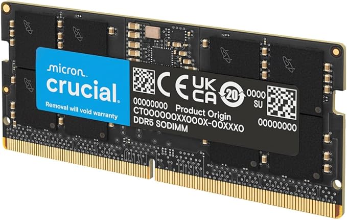 Crucial RAM 16GB DDR5 5600MHz SODIMM Laptop Memory 