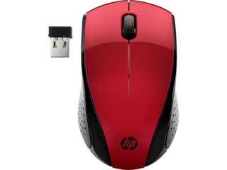 HP 220 Wireless Mouse – Red | Compact 2.4GHz USB Optical Mouse for Laptop & PC