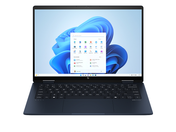 HP Envy x360 2-in-1 Laptop 14-fc0026ne, Windows 11 Home Single Language, 14", Touch screen, Intel® Core™ Ultra 7, 32GB RAM, 1TB SSD, 3K, Atmospheric blue