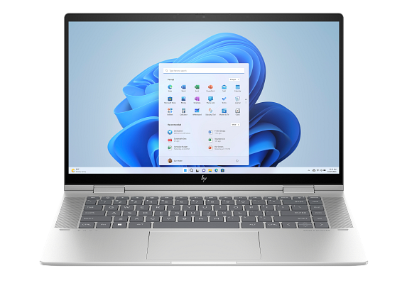 HP Envy x360 2-in-1 Laptop 15-fe0009ne, Windows 11 Home Single Language, 15.6", Touch screen, Intel® Core™ i7, 16GB RAM, 1TB SSD, NVIDIA® GeForce RTX™ 3050, FHD, Natural silver