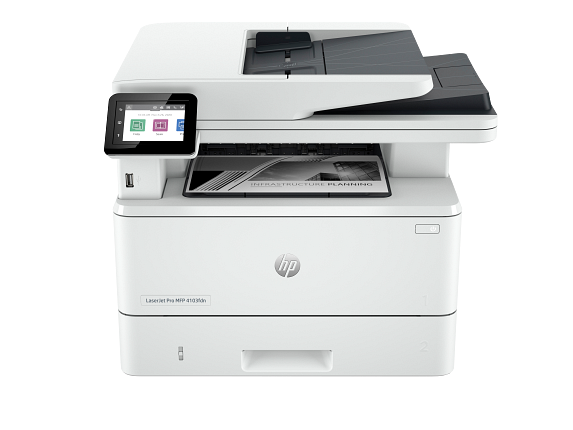 HP LaserJet Pro MFP 4103fdn Printer – Mono Laser All-in-One with Print, Scan, Copy & Fax, Duplex, and Ethernet Networking
