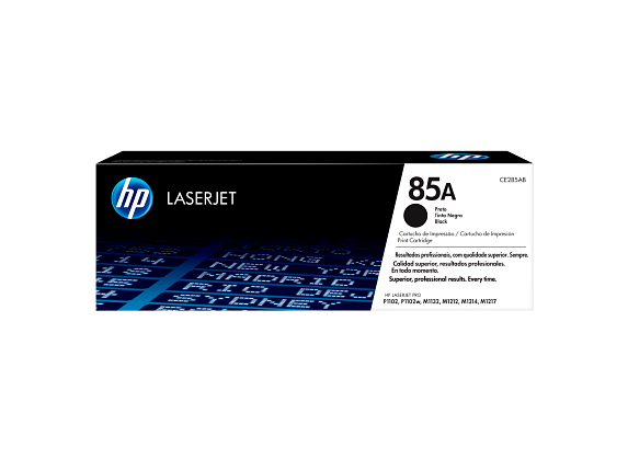 HP 85A Black Original LaserJet Toner Cartridge (CE285A) – For HP LaserJet Pro M1132, M1212, M1217, P1102, and P1109 Series Printers