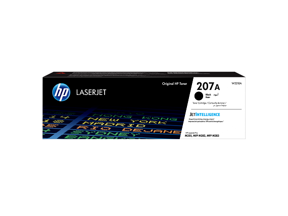 HP 207A Black Original LaserJet Toner Cartridge (W2210A)