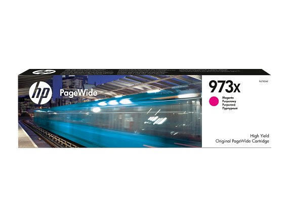 HP 973X High Yield Magenta Original PageWide Ink Cartridge – Genuine HP Cartridge for HP PageWide Pro 452/477 Series Printers