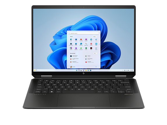 HP Spectre x360 2-in-1 Laptop 14-eu0011ne, Windows 11 Home Single Language, 14", Touch screen, Intel® Core™ Ultra 7, 16GB RAM, 1TB SSD, 3K, Nightfall black