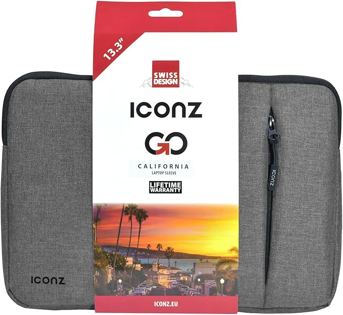 ICONZ California Sleeve Bag 13.3 Grey-2037.