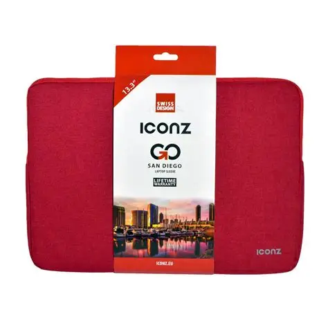 ICONZ LAPTOP SLEEVE 2036 RED 13.3 2036.