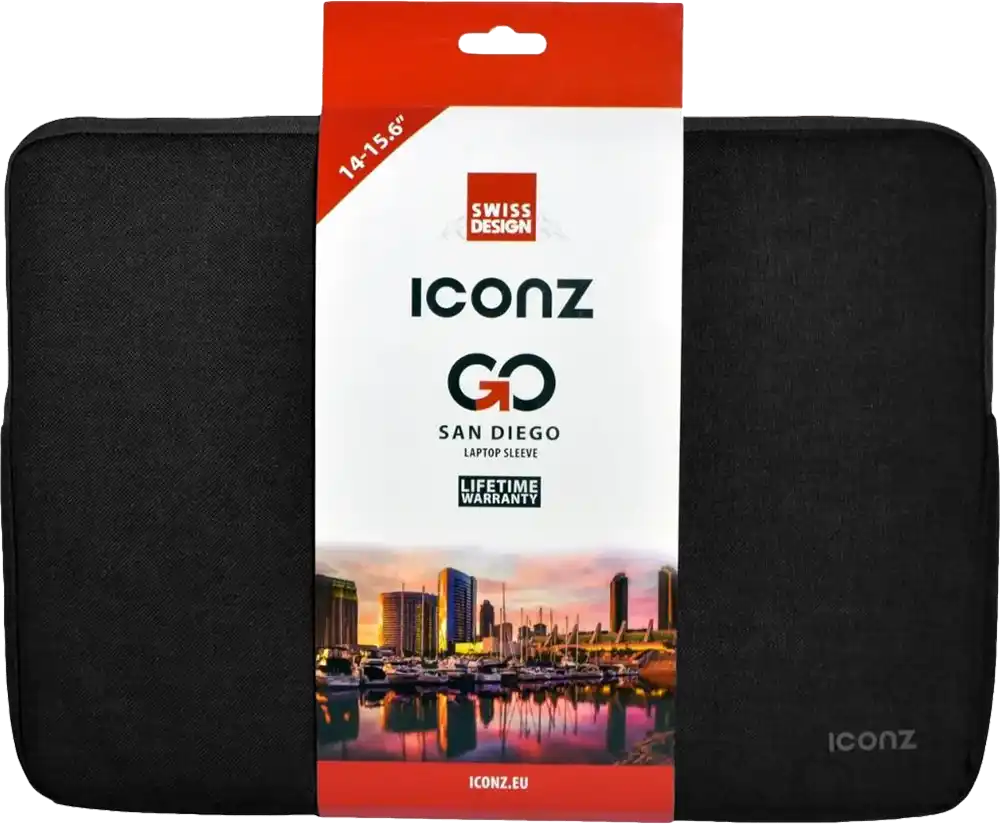 ICONZ SANDIEGOLaptopSleeve15.6Black 2031.