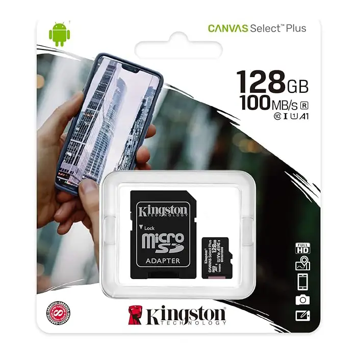 KINGSTON SD CARD 128GB - SDCS2/128GB.