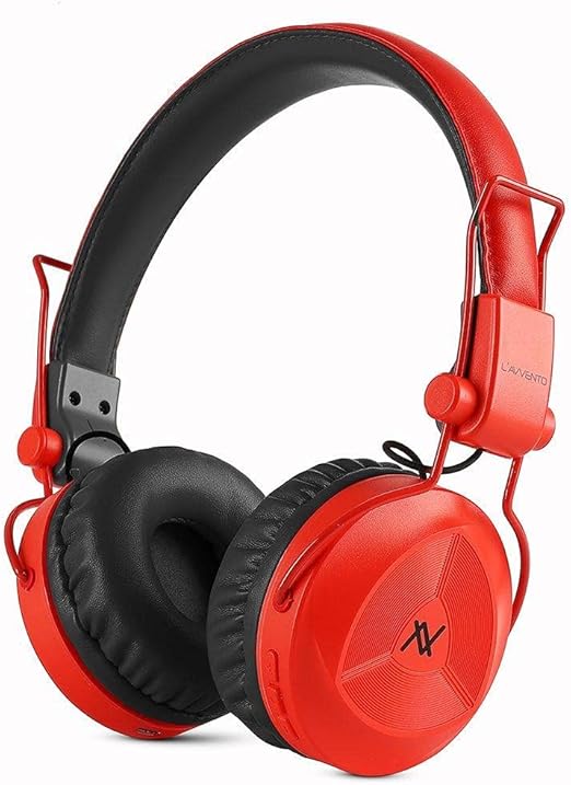 L'avvento Bluetooth 0.5 Colorful Headphone With Mic Designed for Most popular Smartphone Red 
