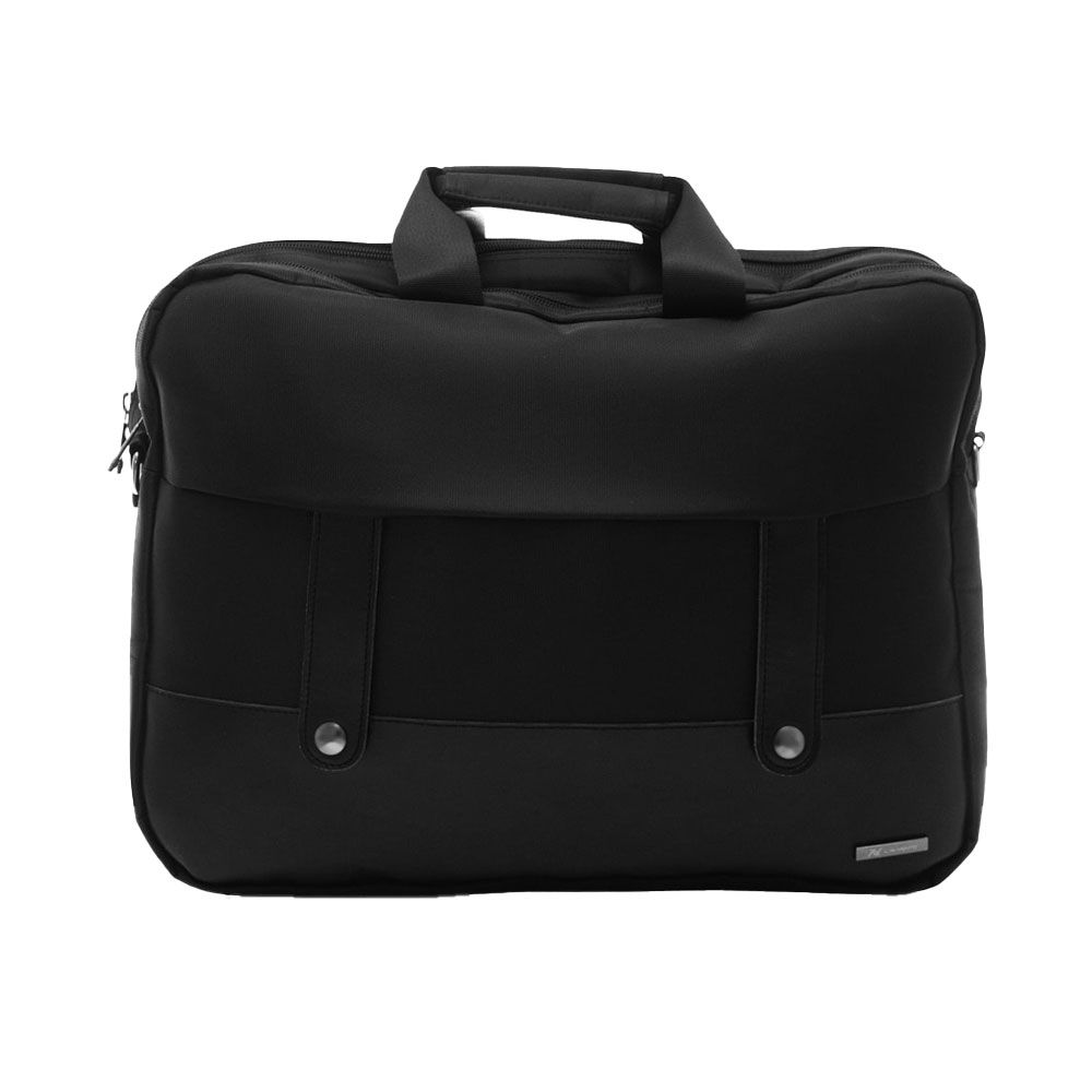 L'AVVENTO (BG733) Office Double Laptop Shoulder Bag - Up to 15.6" - Black