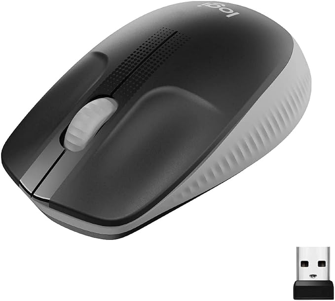 Logitech®  M190 Fullsize Wireless Mouse   MID GREY  2.4GHZ  