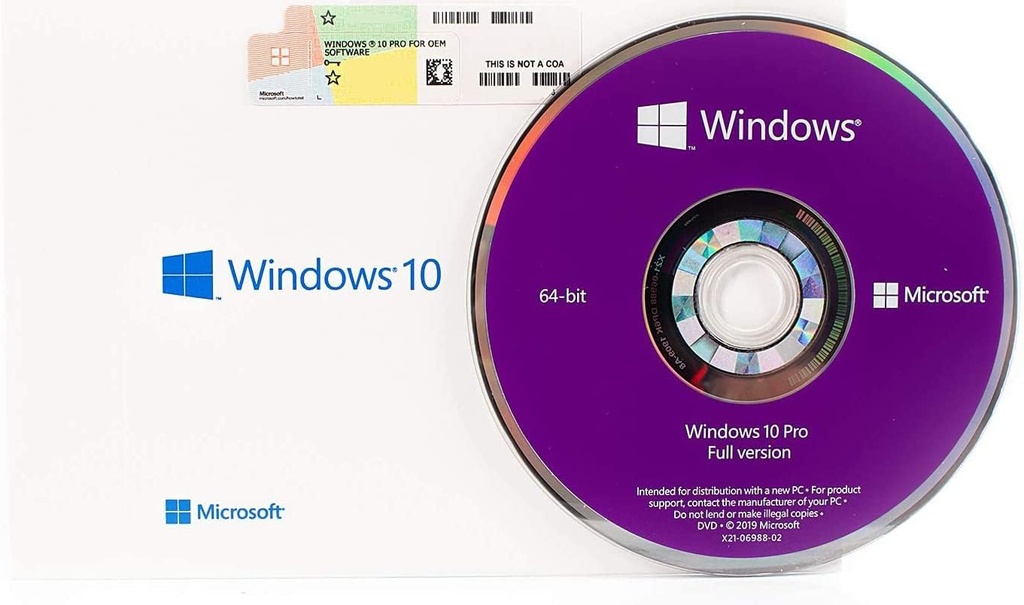 Microsoft OEM Microsoft Windows 10 64-bit - Card