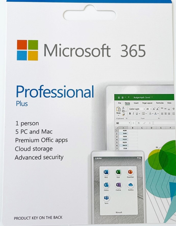 Microsoft Office 365 Pro Plus - (5 Devices) - Card